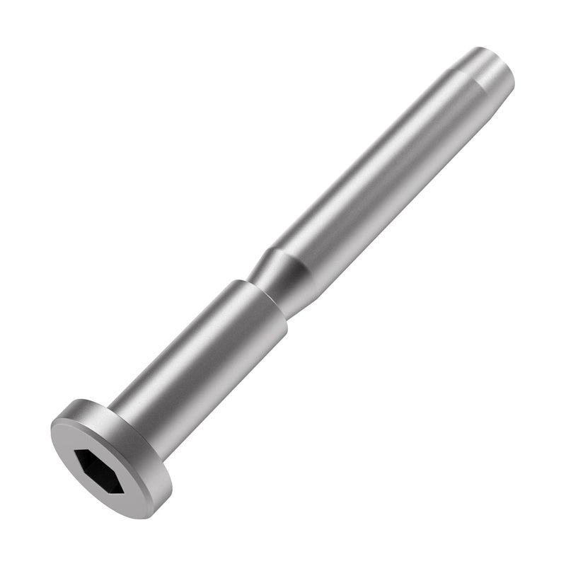BLIKA 30 Pack 3/16" Invisible Cable Railing kit, T316 Stainless Steel Invisible Receiver and Swage Stud End for 3/16 Inch Cable Railing, Deck Stair Threaded End Fitting for 2"x2" Wood & Metal Posts - Image 4