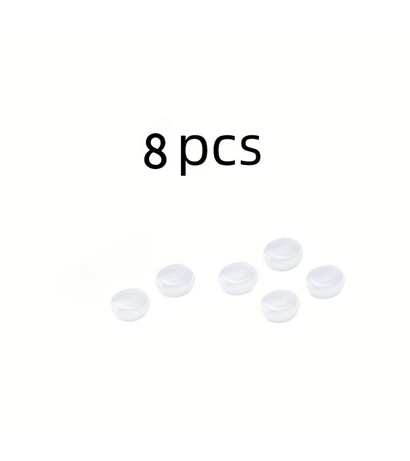 Universal Anti Slip Glasses Nose Pads And Ear Hooks Transparent Soft Comfortable Invisible Design For Sports Running And Work 8pcs - Image 4
