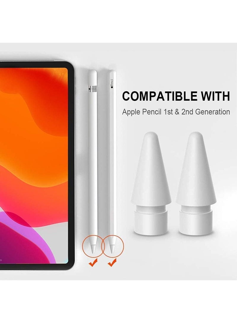 4 Pcs Stylus Tips Compatible Pencil Tips Replacement for Apple Pencil 1st / 2nd Generation, iPencil High Sensitivity Nib for iPad Pro Pen Support Pressure-Sensitive Operation  - Image 2