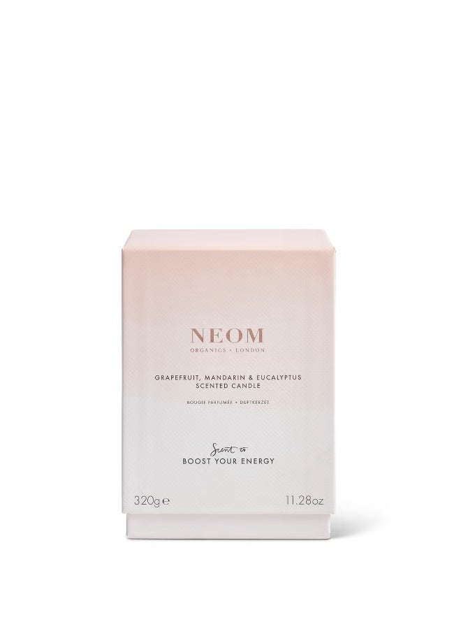 NEOM NEOM Grapefruit, Mandarin and Eucalyptus Scented Candle 320g  - Image 4