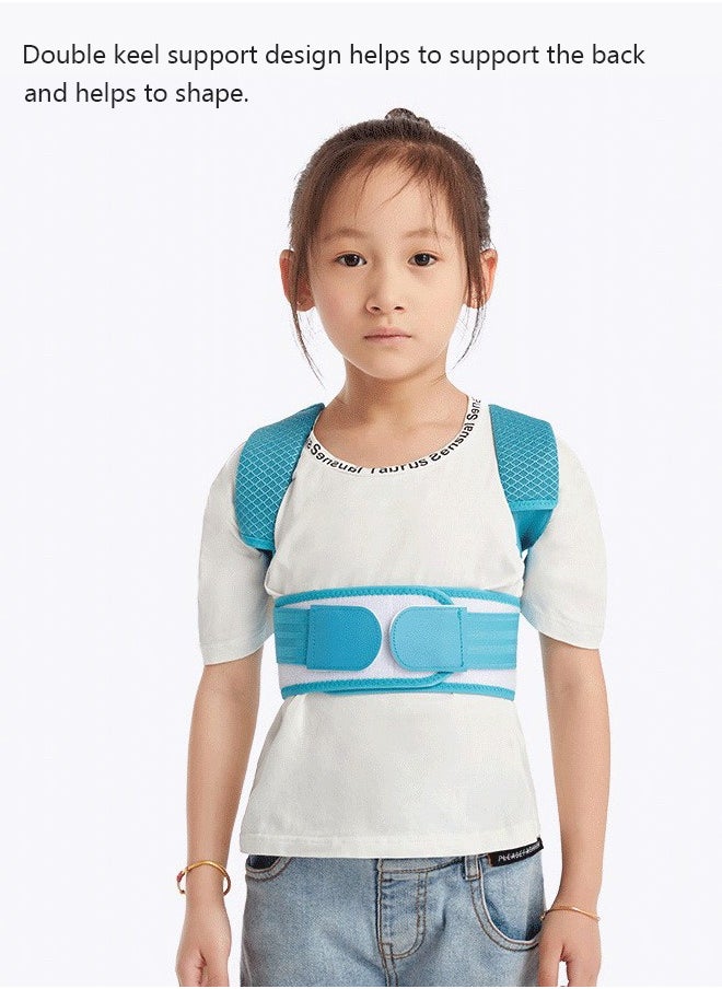 DUNISO - Back Brace Posture Corrector for Girl Boy, Children Hunchback Correction Belt Back Spine Support Belt Correcting Hunchback L - Image 1
