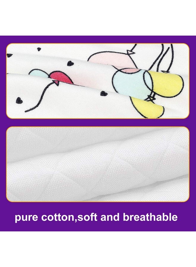 MooMoo Baby 6 Packs Cotton Training Pants Reusable Toddler Potty Training Underwear for Boy and Girl Mermaid-6T Pink - Image 2