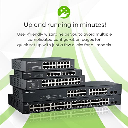 Zyxel 16-Port Gigabit Ethernet Switch | Smart-Managed | Rackmount [GS1900-16] - Image 4