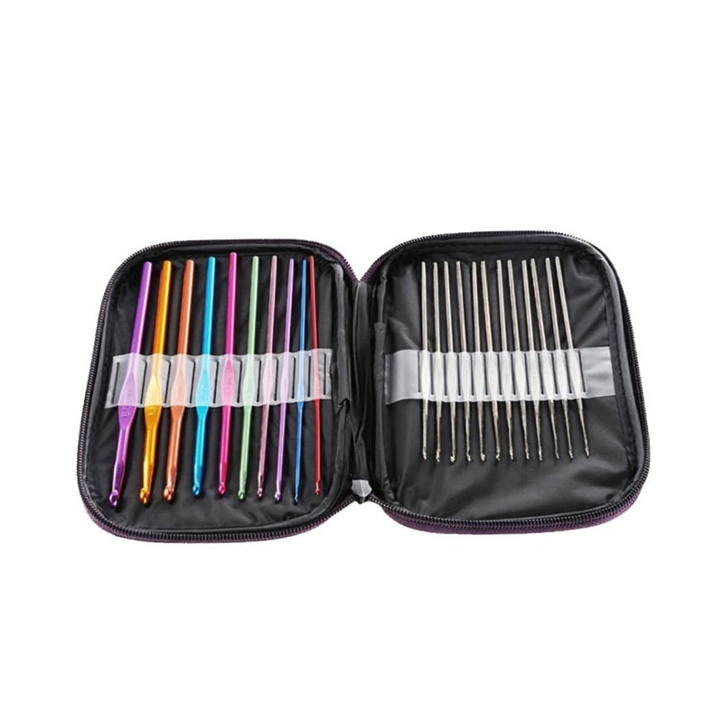 Ergonomic Crochet Hooks Set With Storage Bag For Beginners And Experienced Crafters - Image 2