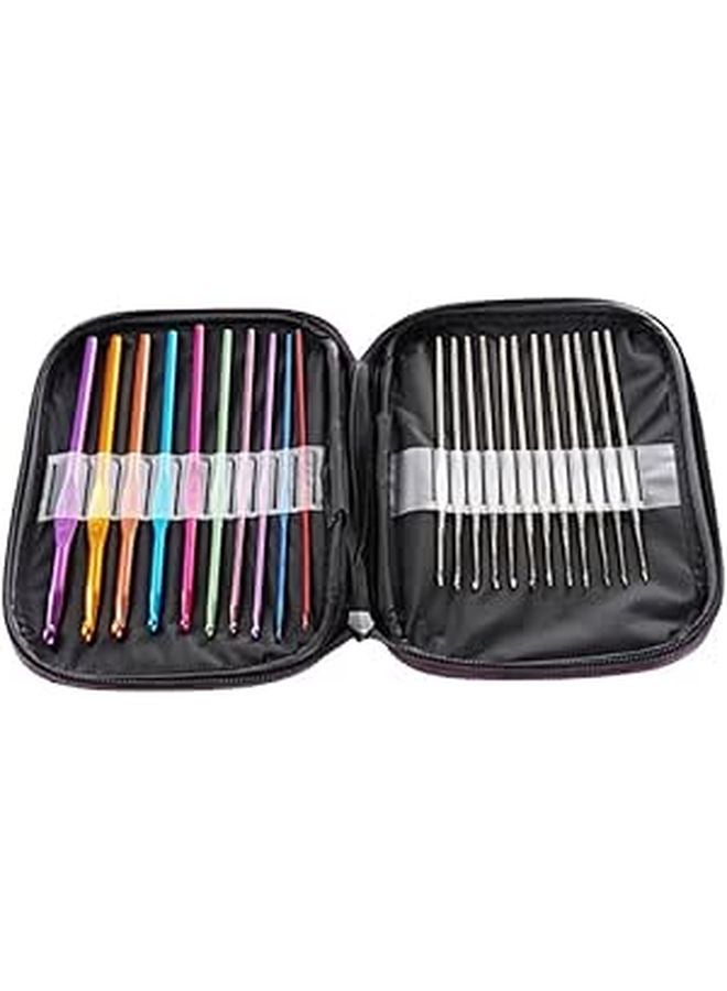 Ergonomic Crochet Hooks Set With Storage Bag For Beginners And Experienced Crafters - Image 1