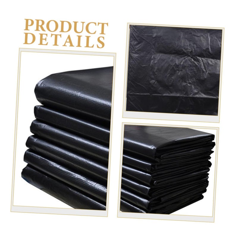 Large Heavy Duty Trash Bags 50 Count 60x90 Inch For Kitchen Commercial Outdoor Use - Image 4