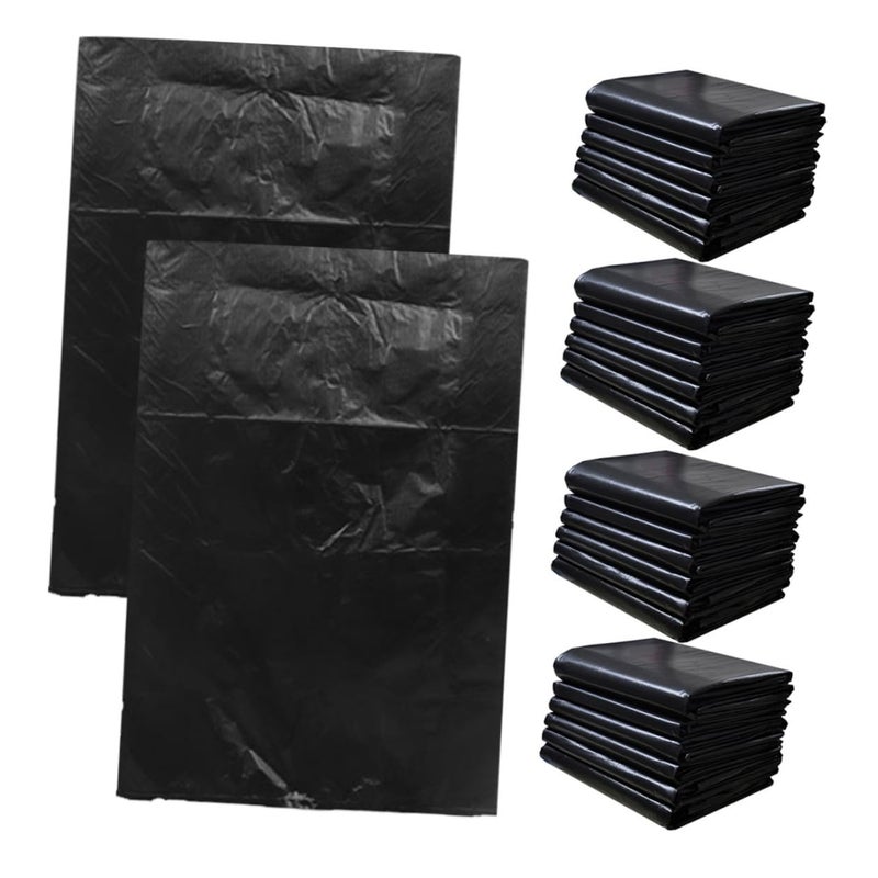 Large Heavy Duty Trash Bags 50 Count 60x90 Inch For Kitchen Commercial Outdoor Use - Image 2
