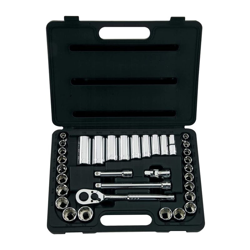 Stanley 034PC 38DR SOCKET SET SAE/MM 