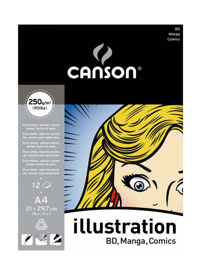 CANSON Canson Illustration Comic&Manga-A4 -250gm