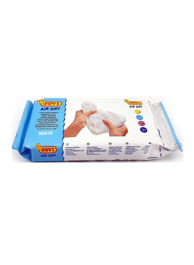 JOVI 3-Piece Air Dry Modelling Clay 1000gm White - Image 2