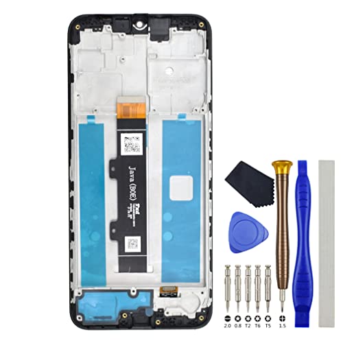 Vekir Full LCD Digitizer Touch Screen Assembly Replacement for Motorola Moto G20 XT21281with Screen Frame and Tool Kit Black 65 - Image 1