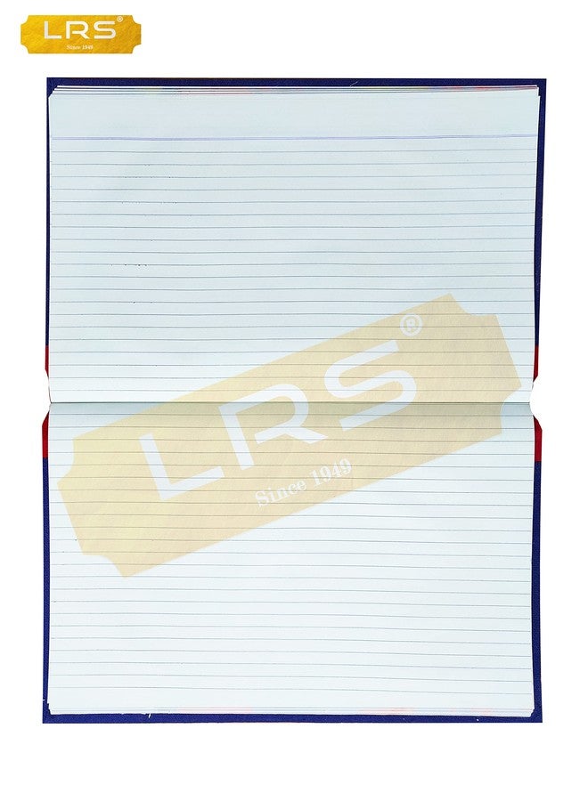 LRS Ruled Register - Horizontal Line - 80 GSM Thick Paper - 34 * 21 cm - Full Cloth Hard Bound - 500 Pages (Front/Back) - Image 2
