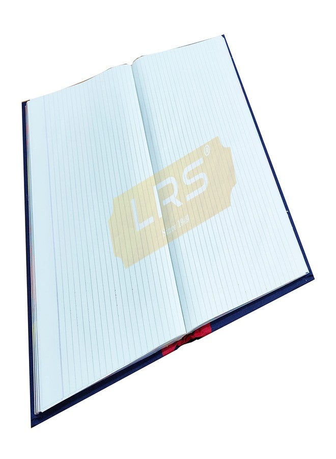 LRS Ruled Register - Horizontal Line - 80 GSM Thick Paper - 34 * 21 cm - Full Cloth Hard Bound - 500 Pages (Front/Back) - Image 1