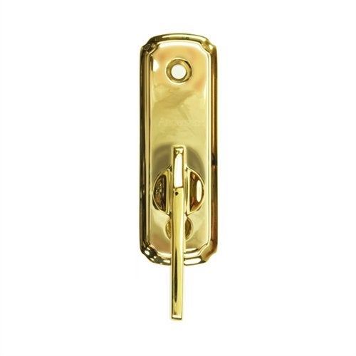 Andersen Newbury Style Gliding Door Thumb Latch in Bright Brass - Image 2