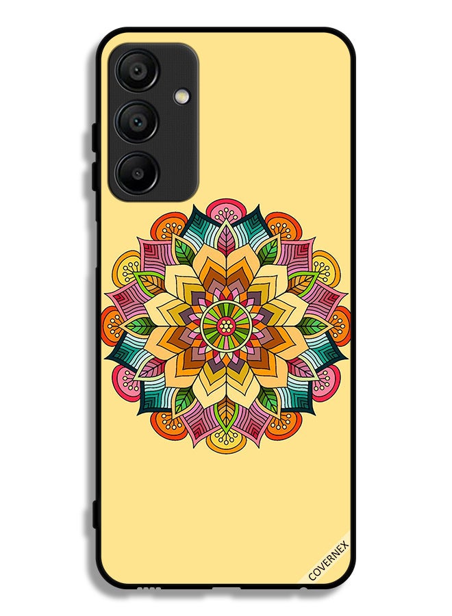 Covernex Samsung Galaxy A15 4G Protective Case Cover Round Mandala Pattern - Image 1