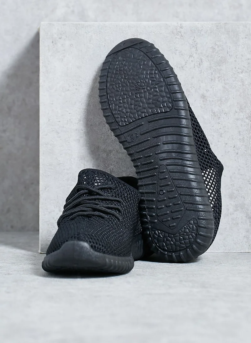 Qupid Fishnet Sneakers