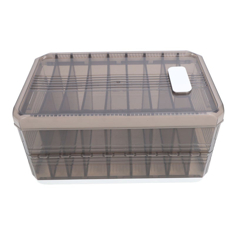 Wardrobe Clothes Organizer 9 Grids: Foldable PP Material - Slide Rail Design Clothing Compartment Storage Box for Home Closet, Drawer And Bedroom Organization - Image 1