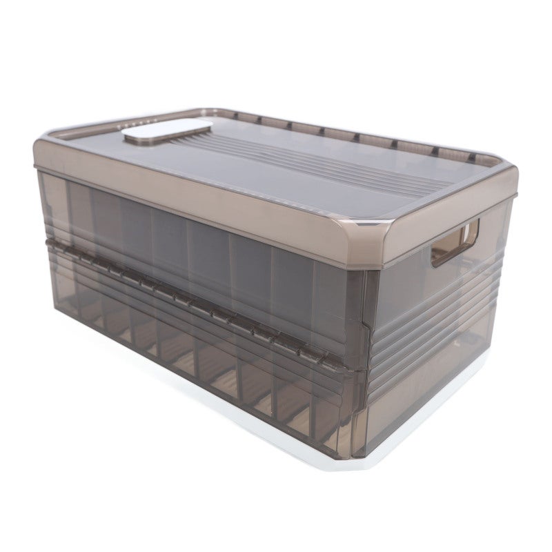 Wardrobe Clothes Organizer 9 Grids: Foldable PP Material - Slide Rail Design Clothing Compartment Storage Box for Home Closet, Drawer And Bedroom Organization - Image 3