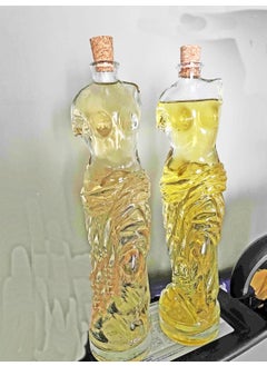 Magi Toptan Magi Wholesale 2 Pieces Venus Oil Pot - Vinegar Sauce Bowl with Female Figure 500 ml  - Image 1