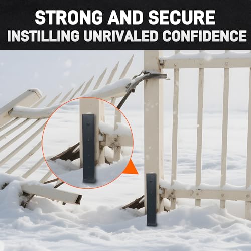 Mulctun 4 Pack Fence Post Repair Kit - 31.6" H Heavy Duty Fence Post Repair Stakes, Durable Fences Support Anchor for Fixing Broken/Leaning 4X4/6X6 Wood Posts - Image 5