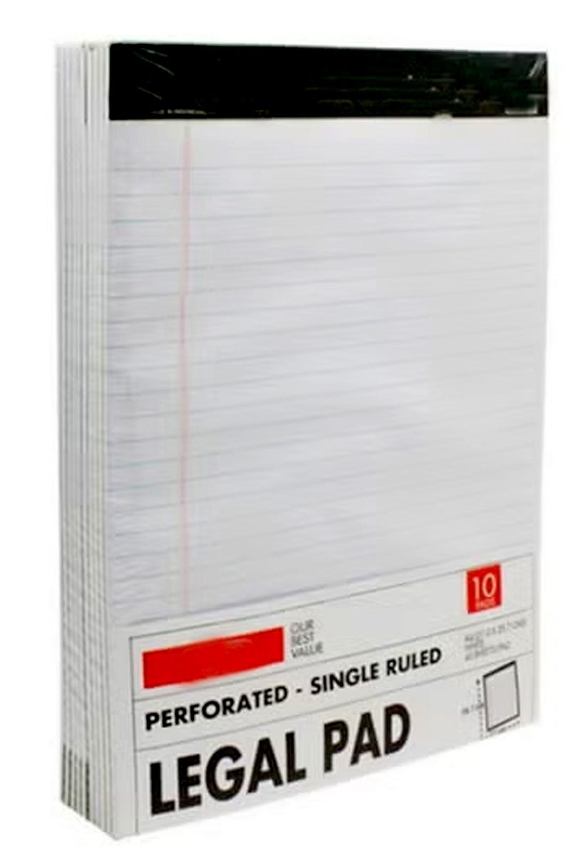PRIMA Pack of 10 notebooks lined paper 40 sheets A4 size  - Image 2