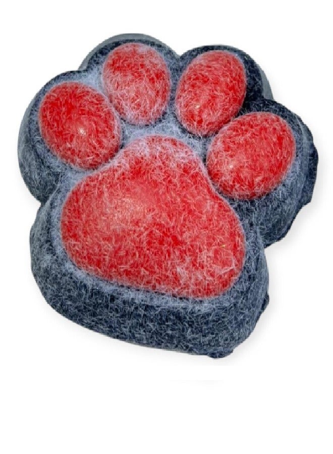 squishy New Taba Giant Paw Squishy 2025 for Kids Adults, Big Furry Cat Paw Squishy Toys for Stress Relief,Super Soft Squeeze Fidget Toys 14 Cm Large Size Squishies - Image 2
