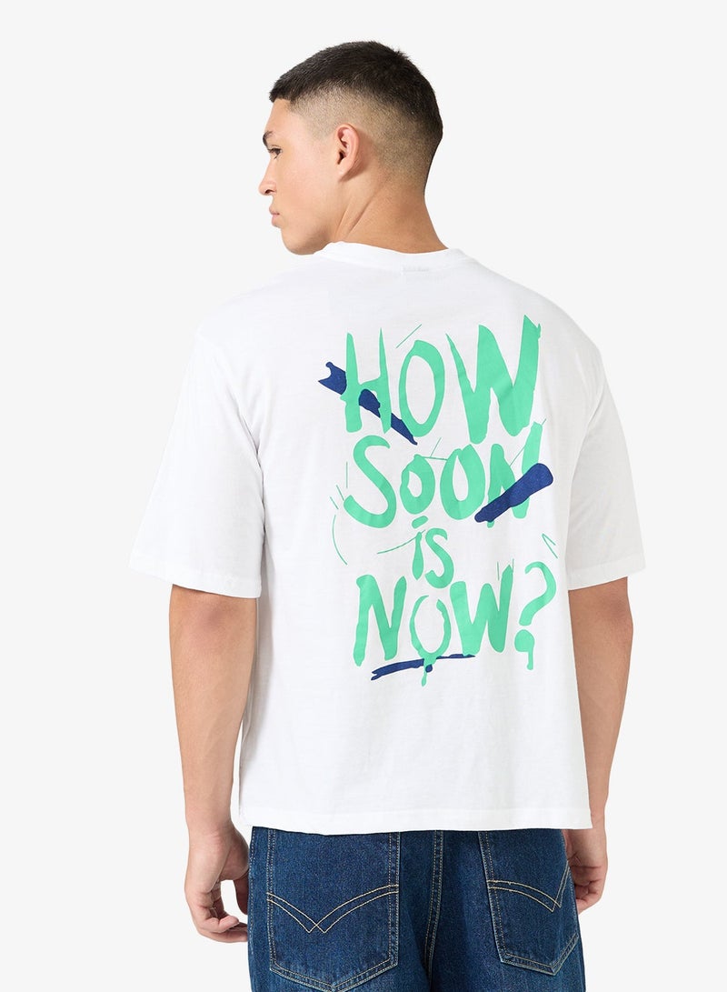 Seventy Five Graphic Crew Neck Oversize T-Shirt - Image 2