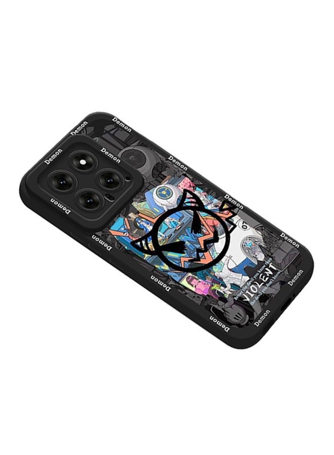X-level Xiaomi 14 Case Cover Anime Design,Printed with Comic Book Pattern Design Soft Silicone with Shockproof Protective comfortable touch anti-scratch Shell Back Cover Phone accessory - Image 2