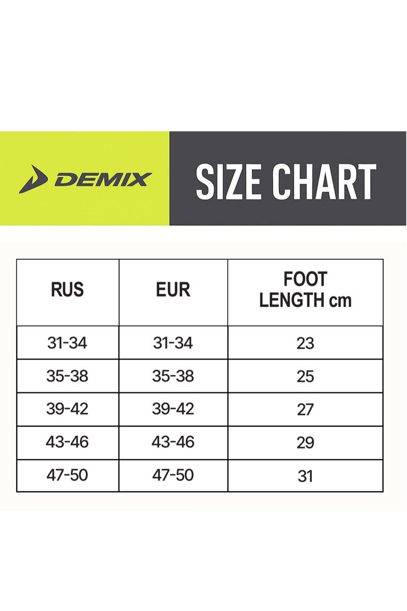 Demix 122684-00 35-38 Sports socks (2 pairs) white EU 36-39 - Image 4
