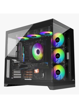 Cube Pro Gaming PC (Intel Core i5-14400F, RTX 5060 Ti 8GB, 16GB DDR5 5200MHz RAM, 1TB NVMe SSD, Motherboard B760, Air Cooling Windows, RGB Case, 650W PSU) – Black - pzsku/Z5DAEA323F2FF37C7A22CZ/45/1751280590/cff11cd3-145b-413e-bcc7-9f021e32e8bd