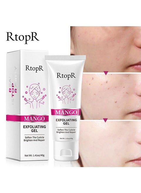 Mango Exfoliating Cream, Peeling Gel, Deep Cleansing Face Exfoliator Scrub