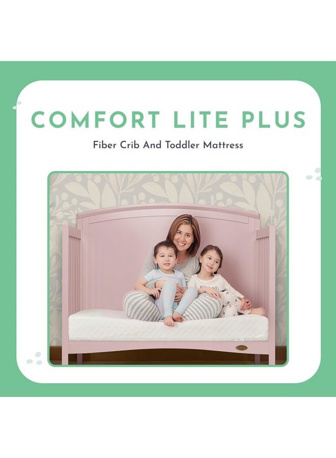 Evolur Comfort Lite Plus Fiber Crib & Toddler Mattress, Greenguard Gold Certified - Image 2