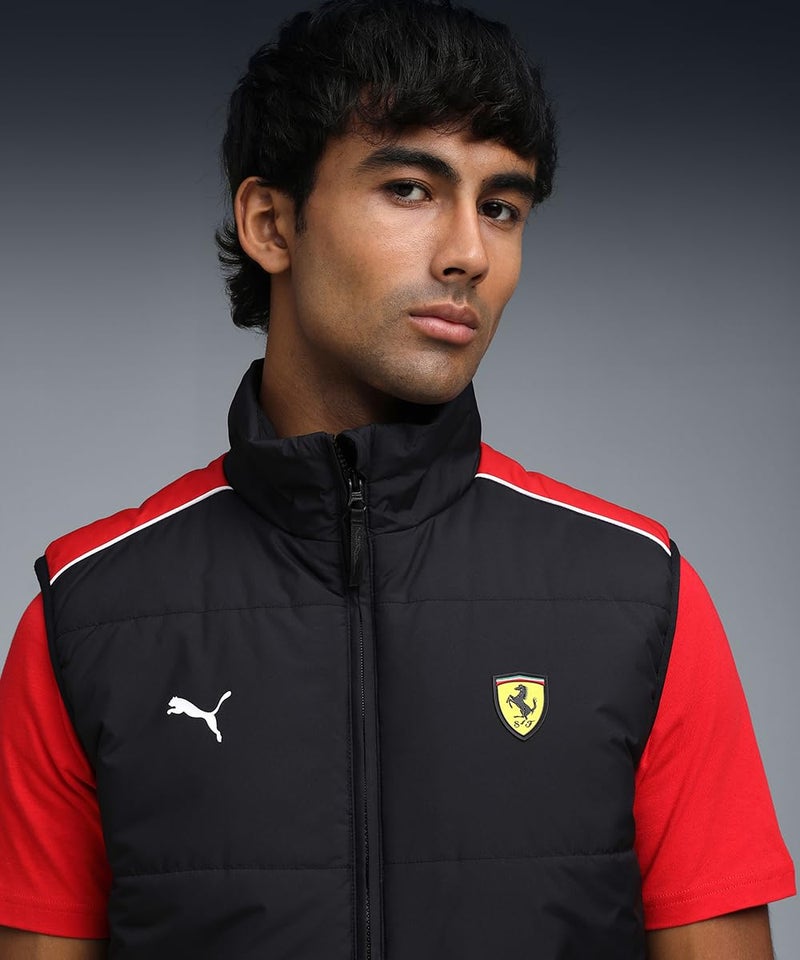 Puma, Men, Ferrari MT7 Padded Vest, Black, M, (63276301) - Image 2
