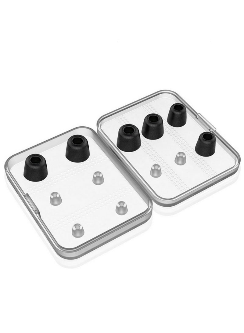 12pcs Memory Foam Earphone Tips Replacement Earbud Tips Noise Blocking for 5mm-7mm In-Ear Headphones Inner 4.9mm  S M L Sizes - Image 2