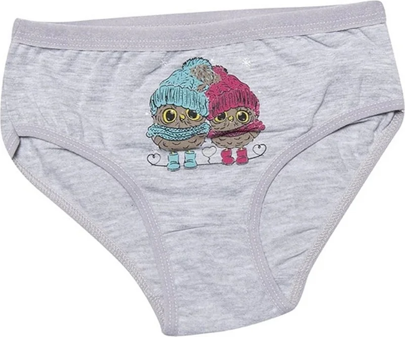 كوتا 3410X12 Girls' 12 Piece Lycra Mixed Pattern Bikini Panties-Colorful