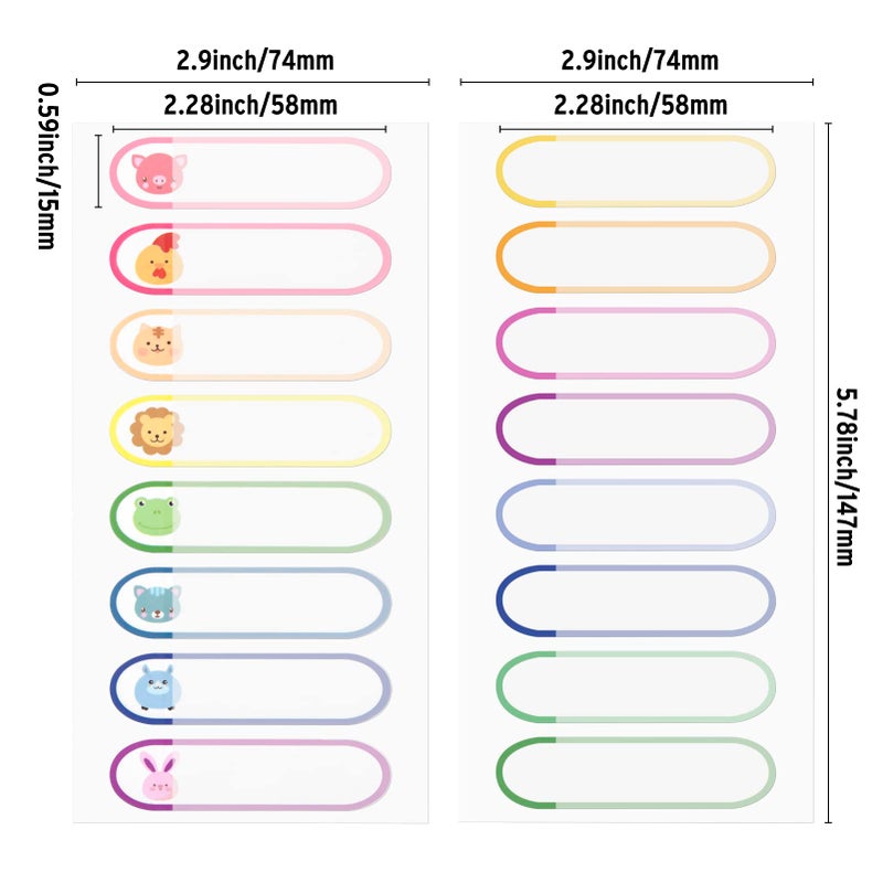 Coowayze Waterproof Name Labels for Kids Stuff, Daycare Labels for Baby Bottles, 80 PCS Kids Name Stickers for School Supplies Self Laminating, Dishwasher Safe, Personalized Name Tags for Water Bottle Pacifier - Image 2