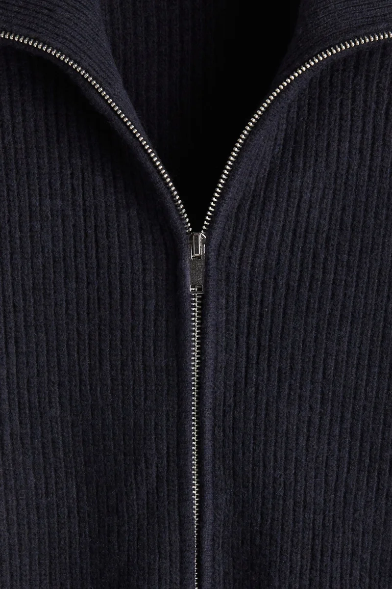H&M Regular Fit Zip Cardigan