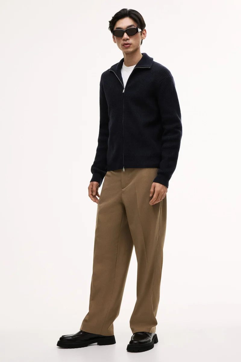 H&M Regular Fit Zip Cardigan