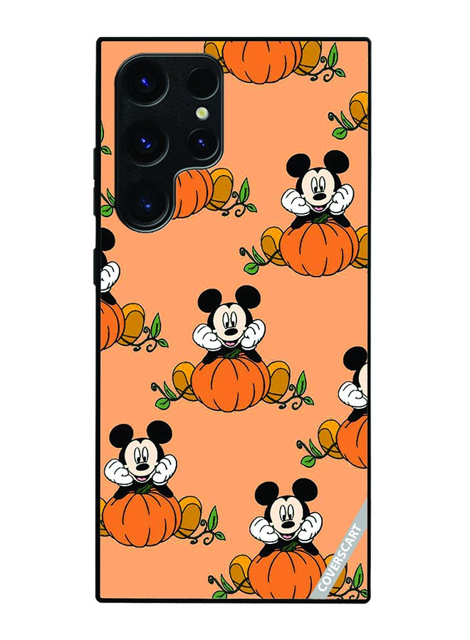 Protective Case Cover For Samsung Galaxy S22 Ultra 5G Mickey Design Multicolour