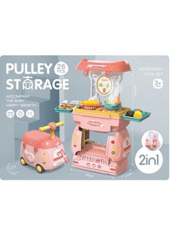 Swift Kitchen Toys Set Tableware Pretend Cooking Food Play Dinnerware Set Safe Cute Children Girl Toy Gift Fun Game Toy Kitchen with Ride  - Image 5