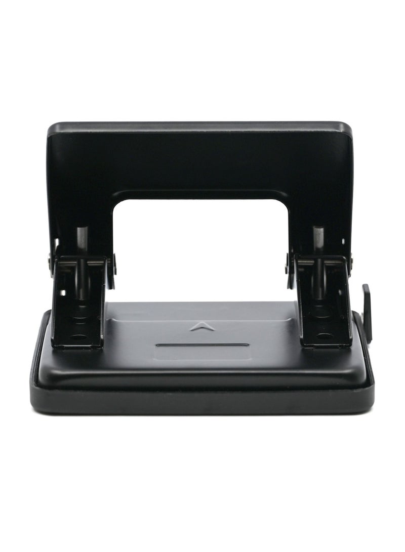 FIS 2-Holes Metal Punch 20 Sheets 2 mm 8 cm apart hole size 5.5 mm, Medium Size, Black -FSPUN308BK - Image 3