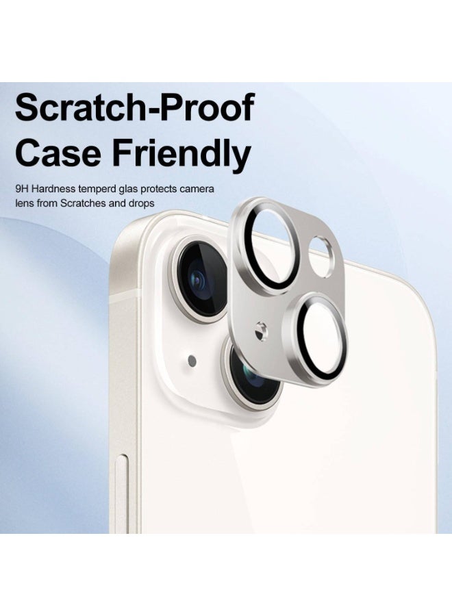 Camera lens protector for iPhone 14 / iPhone 14 Plus with tempered glass screen protector - Image 5