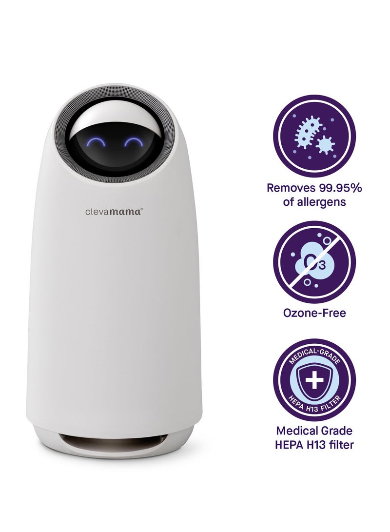 Clevamama Air Purifier Ozone With Medical-Grade HEPA H13 Filter For Nursery, Smartphone Compatible - Image 3