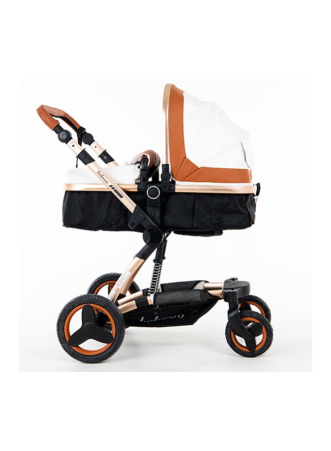 belecoo 8 White & Beige - 4 In 1 Luxury Travel System - Image 4