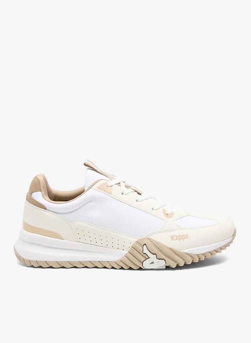 Men's Embossed Sports Shoes with Lace-Up Closure