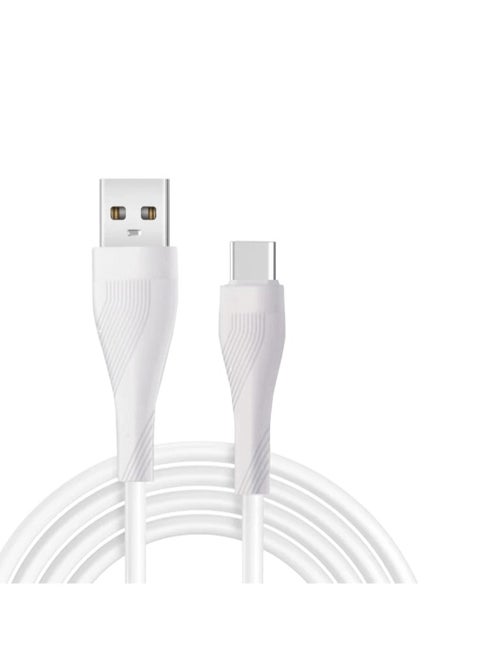 Ldnio LS622 USB Type A to Type C 2M Cable, perfect for fast charging and data transfer between USB-C supported devices such as smartphones, tablets, and laptops. Offers efficient fast charging and smooth data syncing.