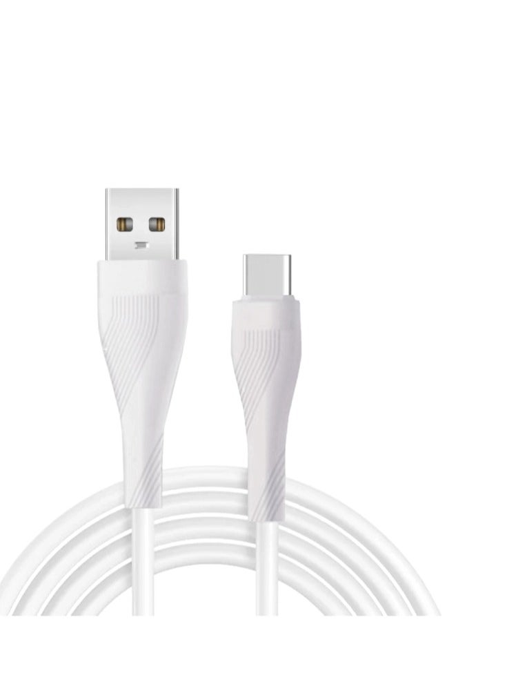 Ldnio LS622 USB Type A to Type C 2M Cable, perfect for fast charging and data transfer between USB-C supported devices such as smartphones, tablets, and laptops. Offers efficient fast charging and smooth data syncing.