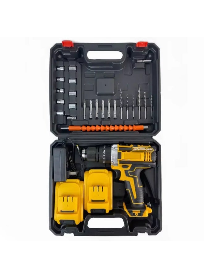 Professional 12V 2 Batteries Charging Drill with Full Bag – Cordless Drill for Furniture Disassembly & Installation – Multi-Speed Electric Kit with Bits & Screwdriver Set - Image 2