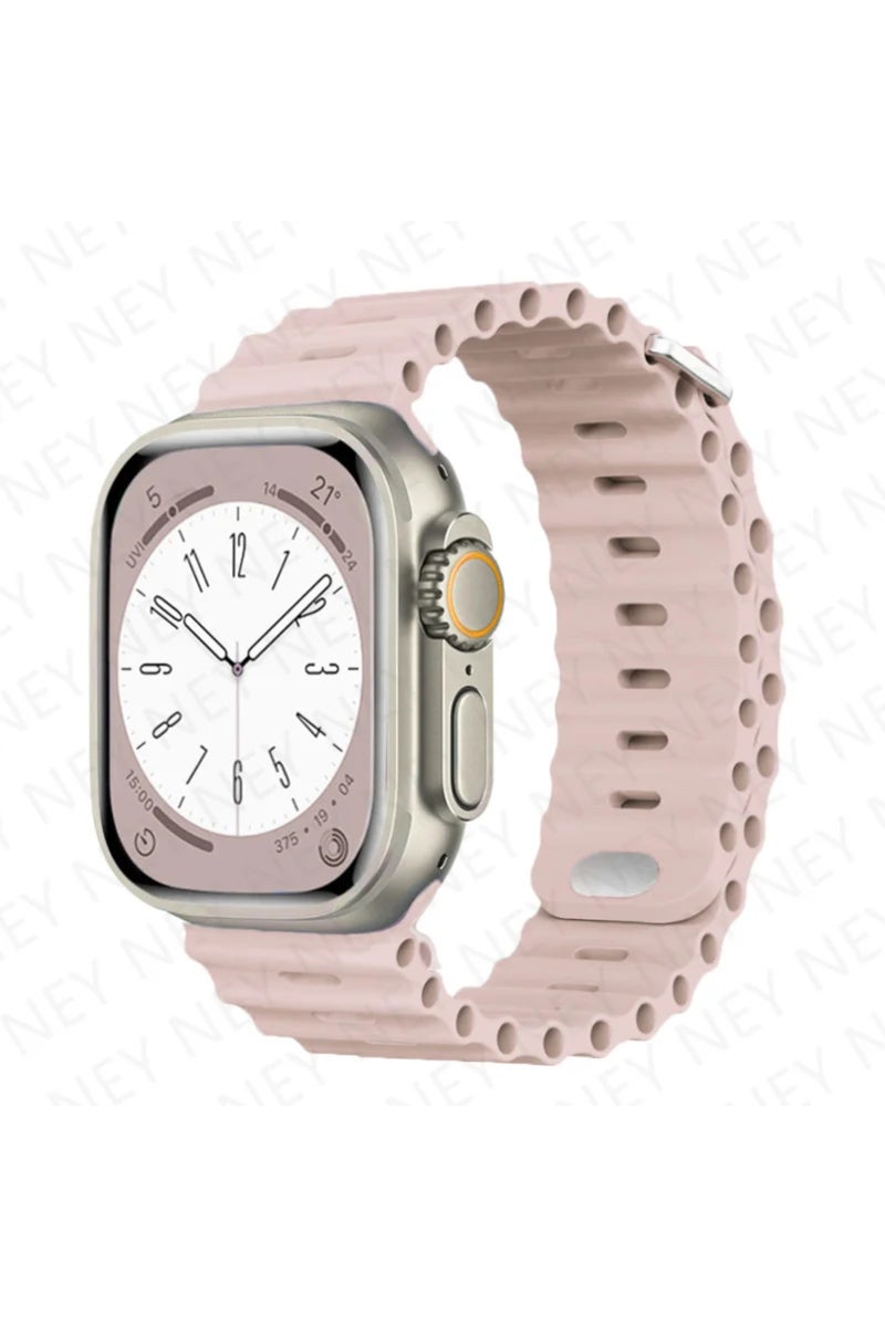 38mm 40mm 41mm 11 silt Ocean strap For Watch Ultra 2 Band 49mm 9 8 7 45mm 41mm Silicone Bracelet Wr