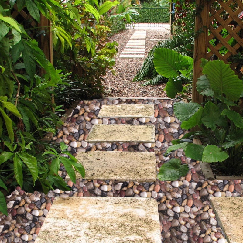Pulovin 15 lbs River Rocks for Plants, 1-1/2 inch Decorative Garden Rocks Outdoor Landscaping, Large Polished Natural Stone for Walkways, Yard, Vases, Crafts - Image 5